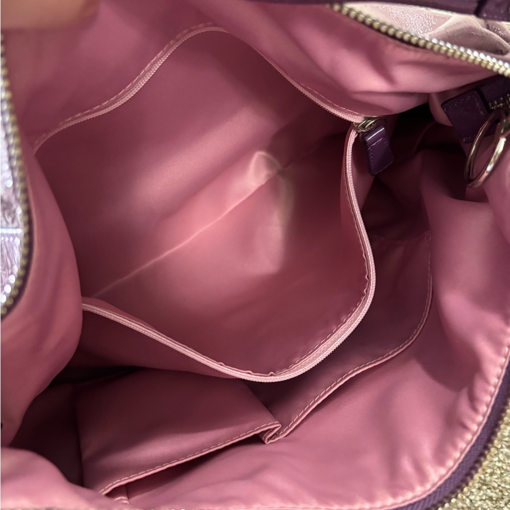 Purple Coach *Poppy* Women's Bag - Picture 14 of 16